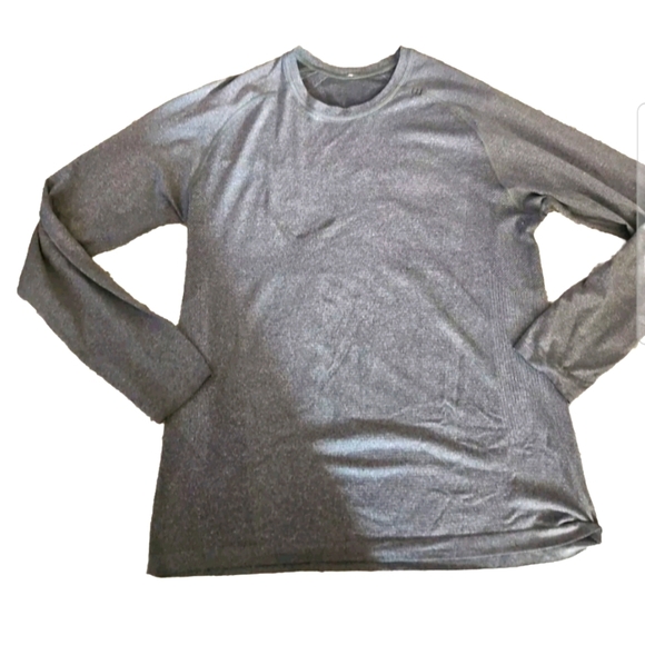 Lululemon Mens Gray Swiftly Long Sleeve Shirt L - Picture 1 of 9